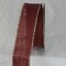 The Ribbon People Brown and Gold Colored Wired Edge Burlap Ribbon 2" x 11 Yards